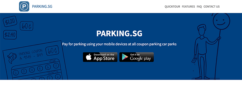 シンガポール・携帯アプリ「Parking.sg」を使って駐車料金の支払いが全車両で可能に