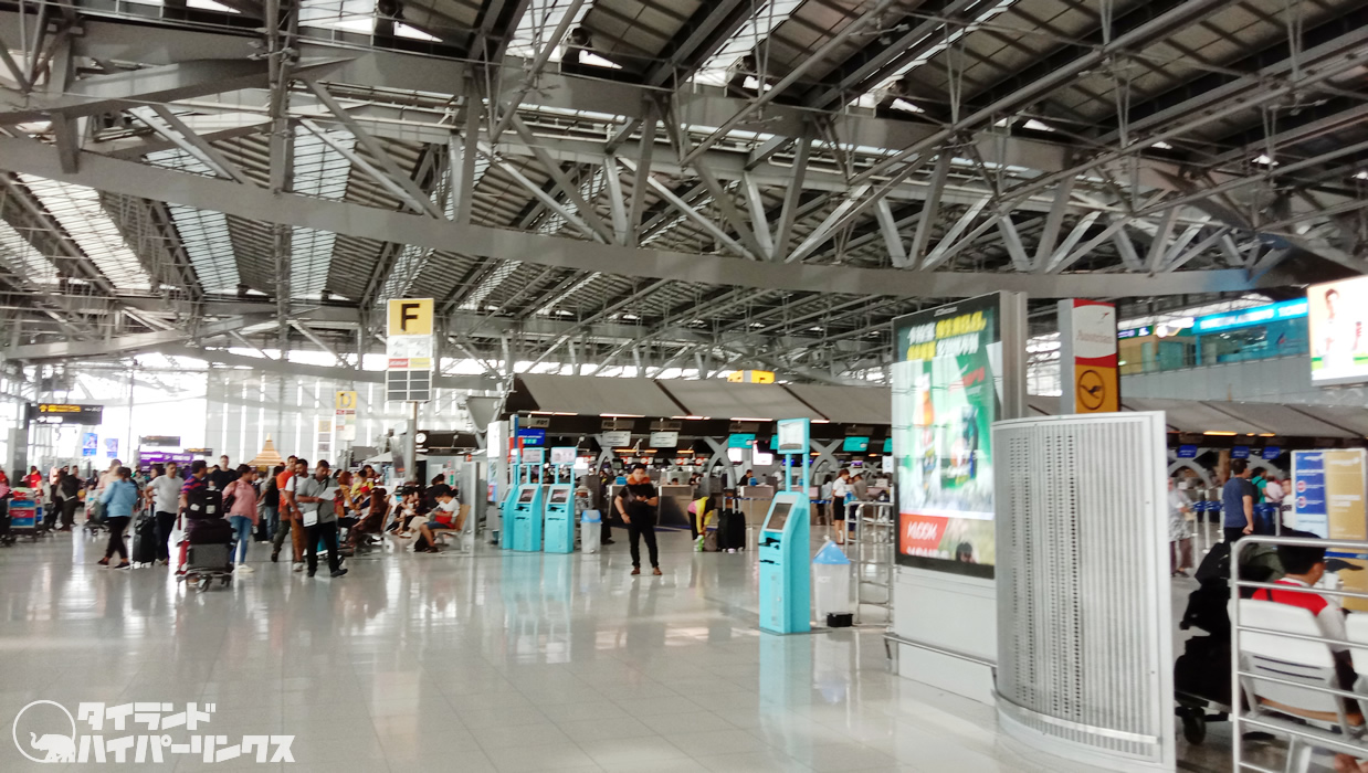 タイ：スワンナプーム空港 国内線の手荷物検査の場所を変更へ、出発ロビー混雑解消のため