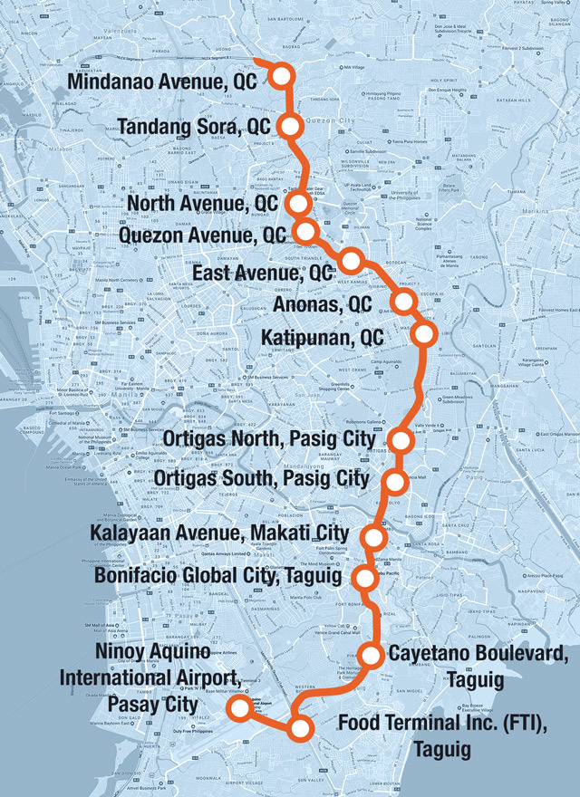 フィリピン：フィリピン初の地下鉄工事　着々と進む / トンネンル掘削機が日本から到着